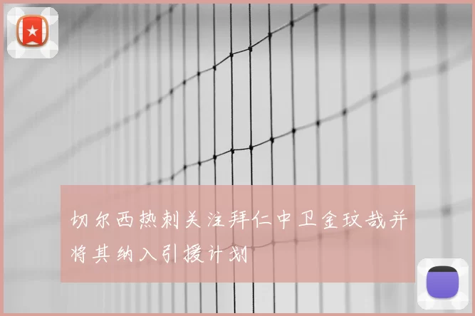 切尔西热刺关注拜仁中卫金玟哉并将其纳入引援计划
