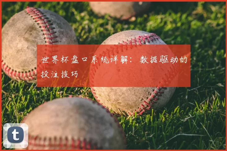 世界杯盘口系统详解:数据驱动的投注技巧