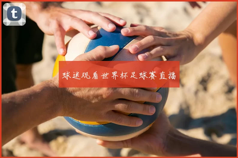球迷观看世界杯足球赛直播