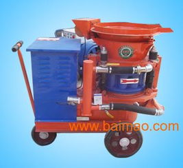 混凝土喷射机的产品分类、主要生产厂家及市场行情概述